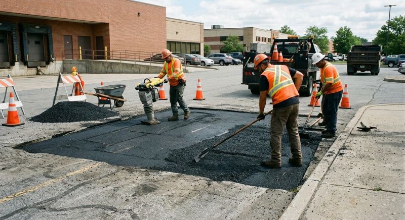 Asphalt Parking Lot Repair in Pasadena, CA