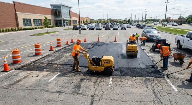 Asphalt Parking Lot Repair in Orange County, CA