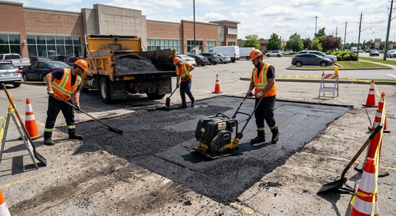 Asphalt Parking Lot Repair in Little Rock, AR