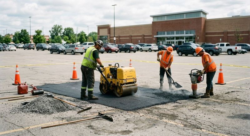 Commercial Paving Repair in Los Angeles, CA