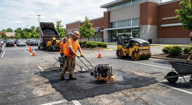 Commercial Pothole Repair in Little Rock, AR