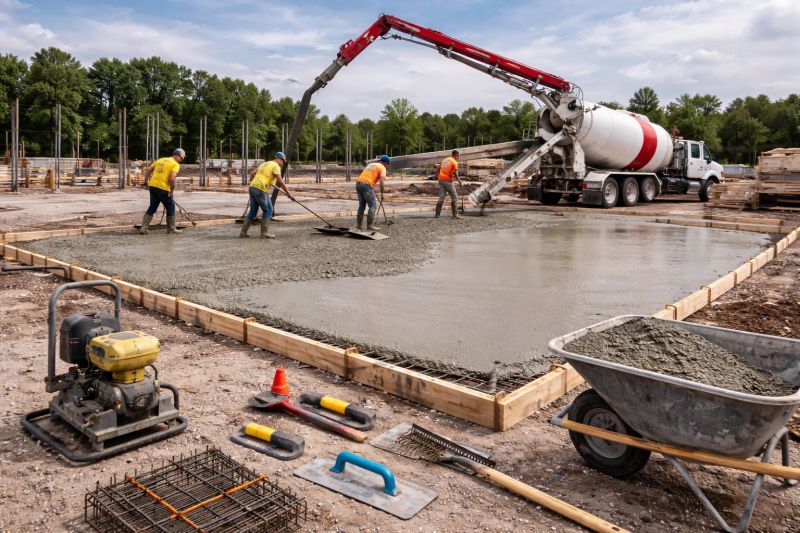 Commercial Slab Construction in Fort Worth, TX