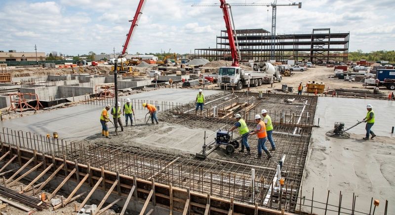 Commercial Slab Installation in Bellingham, WA