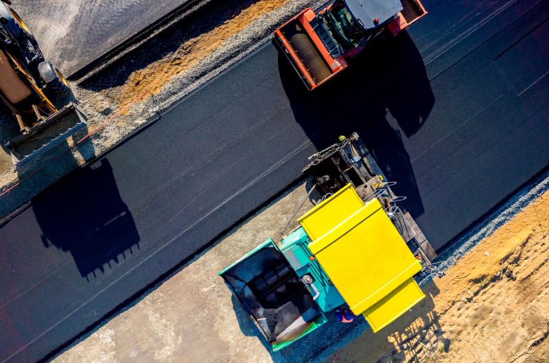 Asphalt Paving Equipment in Action